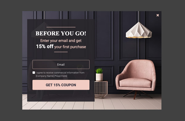 Exit Intent Coupon