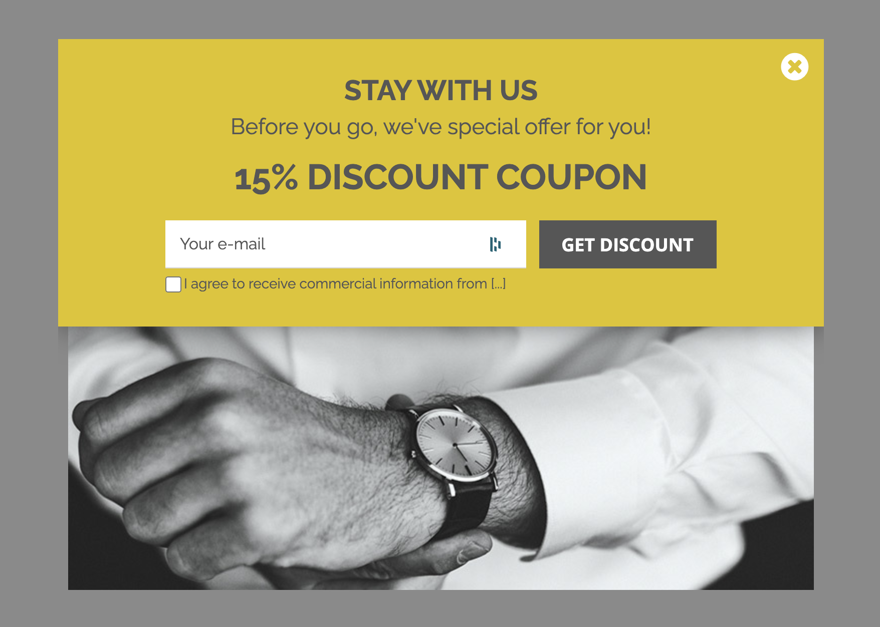 Exit Intent Offer
