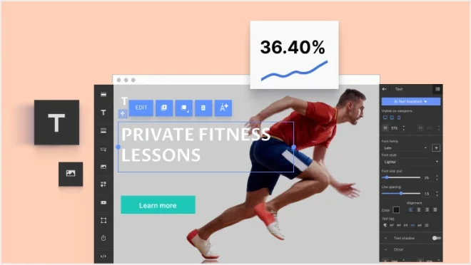 Constructeur de landing pages