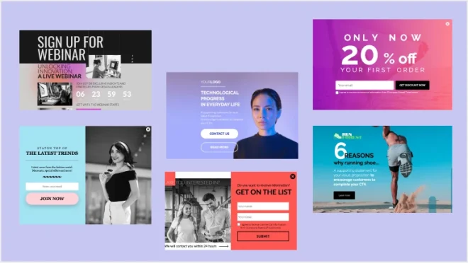 Templates in Landingi