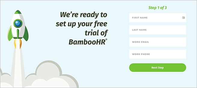 Registre-se landing page melhor exemplo