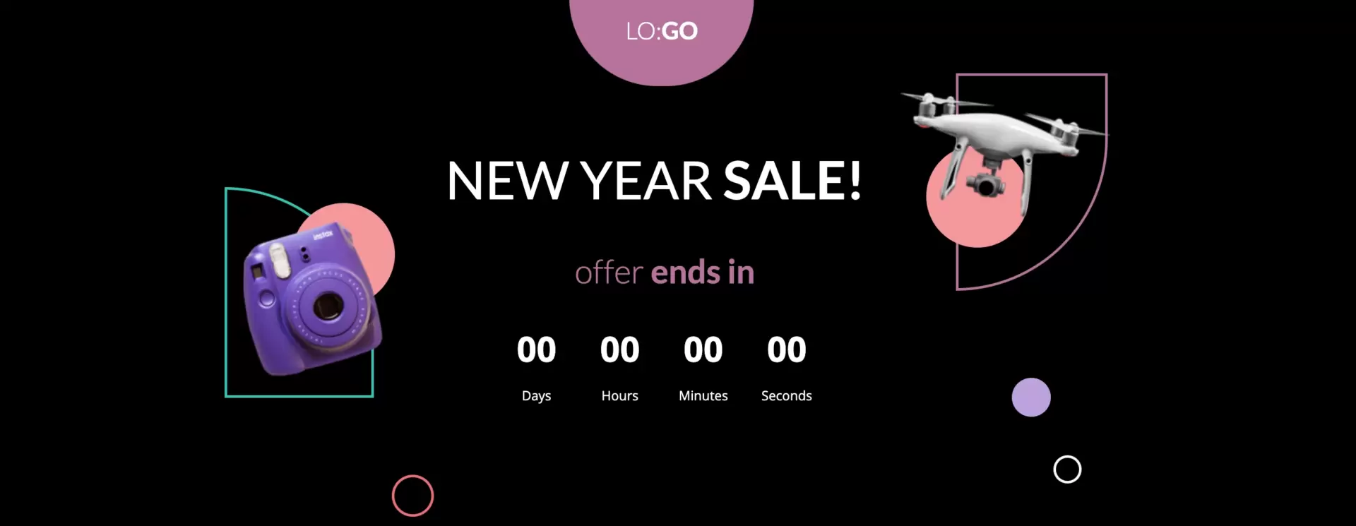 vendas landing page com um cronômetro de contagem regressiva