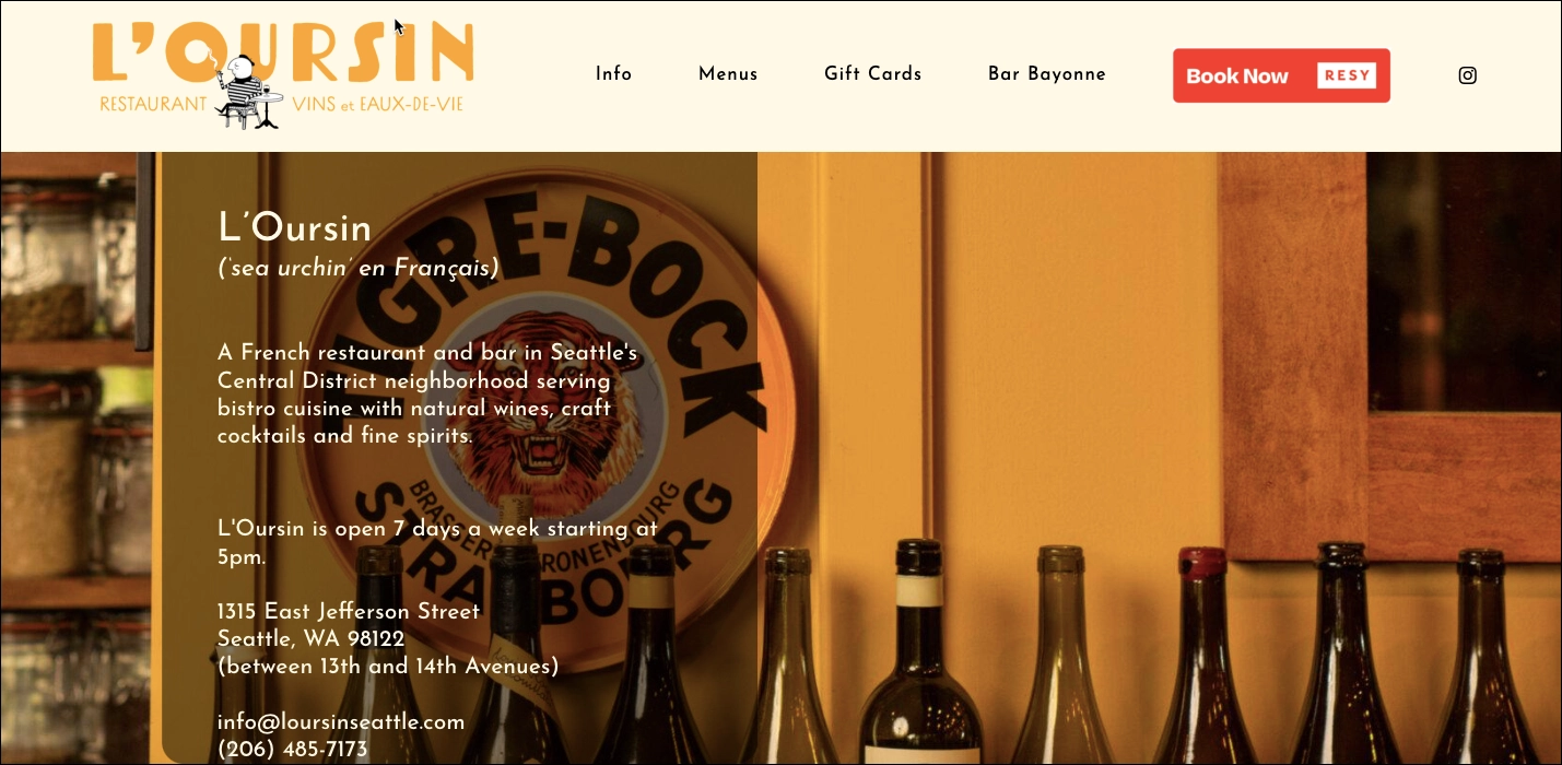 Homepage example 