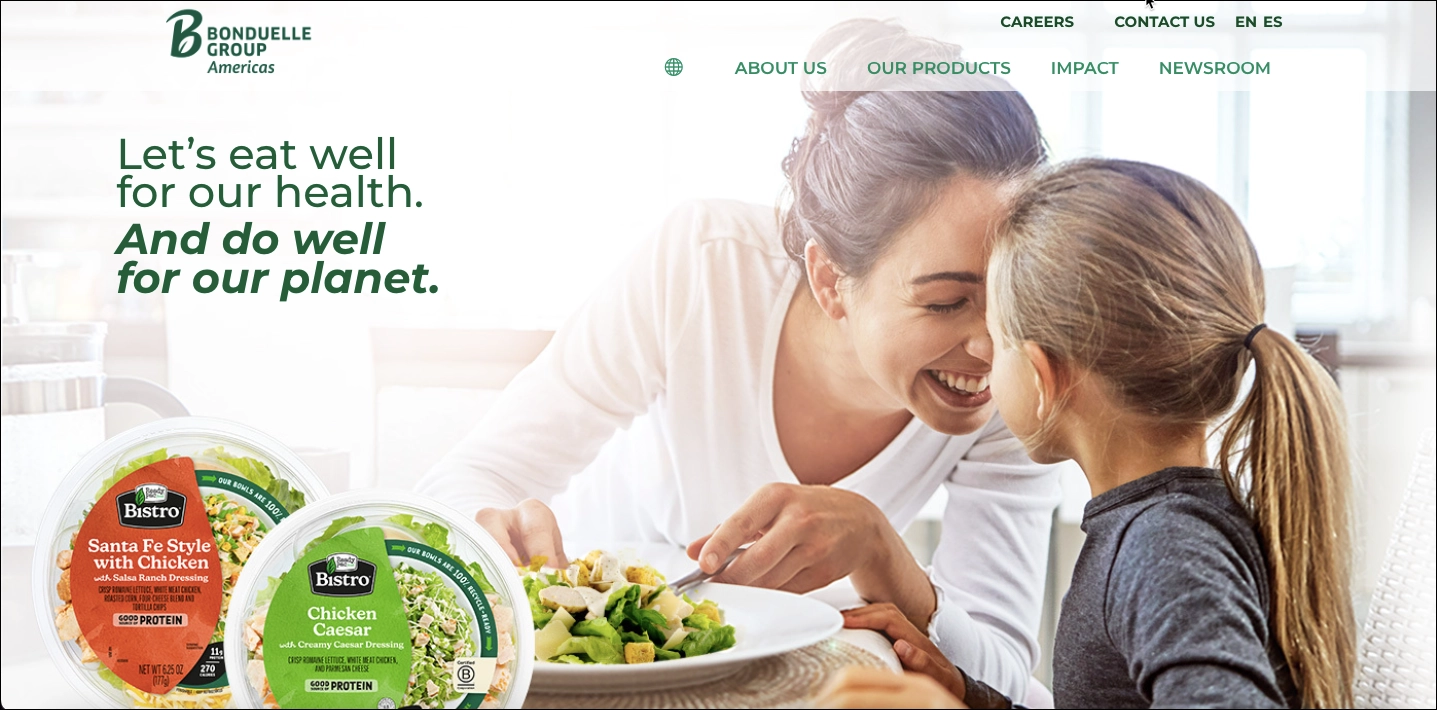 Homepage example